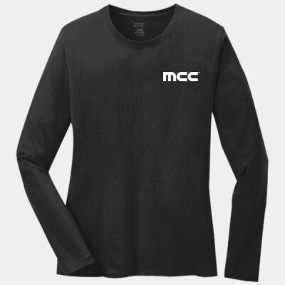 Printed  - Ladies Long Sleeve Core Cotton Tee Thumbnail