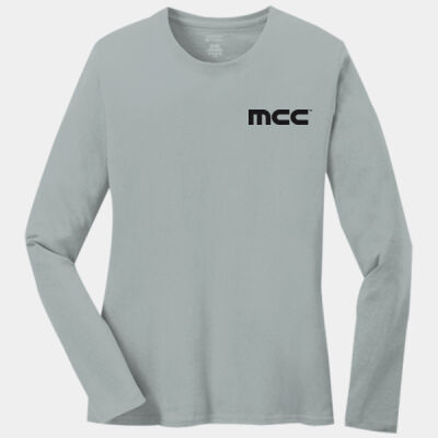 Printed    - Ladies Long Sleeve Core Cotton Tee Thumbnail