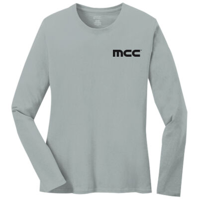 Printed    - Ladies Long Sleeve Core Cotton Tee Thumbnail