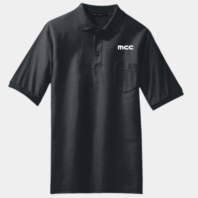 Temporary Printed  - Silk Touch™ Polo with Pocket Thumbnail