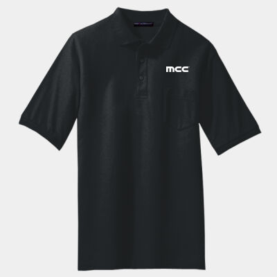Temporary Printed  - Tall Silk Touch™ Polo with Pocket Thumbnail