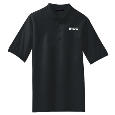 Temporary Printed  - Tall Silk Touch™ Polo with Pocket Thumbnail