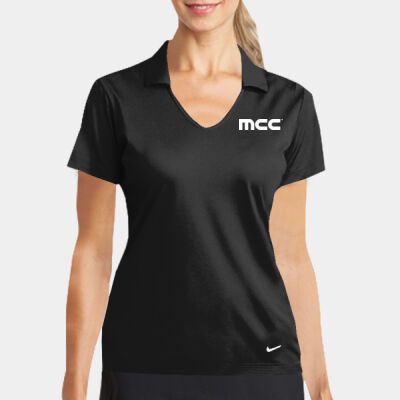 Temporary Printed  - Ladies Dri FIT Vertical Mesh Polo Thumbnail