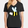 Ladies Core Cotton V-Neck Tee Thumbnail