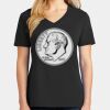 Ladies Core Cotton V-Neck Tee Thumbnail