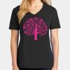 Ladies Core Cotton V-Neck Tee Thumbnail