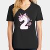Ladies Core Cotton V-Neck Tee Thumbnail