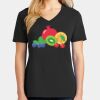 Ladies Core Cotton V-Neck Tee Thumbnail