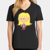 Ladies Core Cotton V-Neck Tee Thumbnail