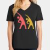Ladies Core Cotton V-Neck Tee Thumbnail