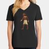Ladies Core Cotton V-Neck Tee Thumbnail