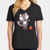 Ladies Core Cotton V-Neck Tee Thumbnail