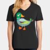 Ladies Core Cotton V-Neck Tee Thumbnail