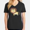 Ladies Core Cotton V-Neck Tee Thumbnail