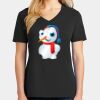 Ladies Core Cotton V-Neck Tee Thumbnail