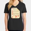 Ladies Core Cotton V-Neck Tee Thumbnail
