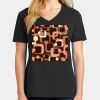 Ladies Core Cotton V-Neck Tee Thumbnail