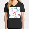 Ladies Core Cotton V-Neck Tee Thumbnail