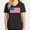 Ladies Core Cotton V-Neck Tee Thumbnail