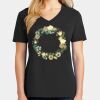 Ladies Core Cotton V-Neck Tee Thumbnail
