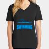 Ladies Core Cotton V-Neck Tee Thumbnail